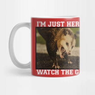 Texas College Football Game Possum Meme Mug